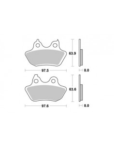 Plaquettes de freins AP RACING 2