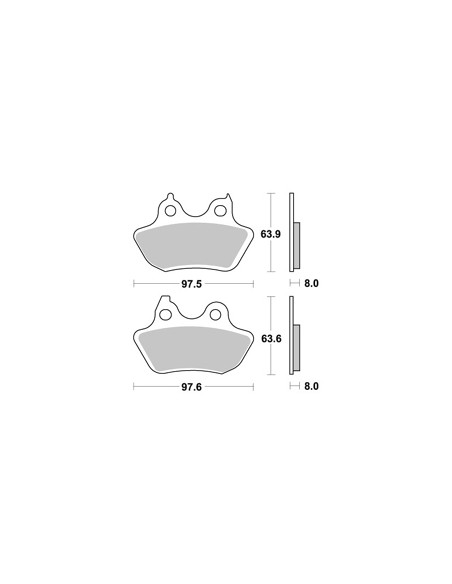 Plaquettes de freins AP RACING
