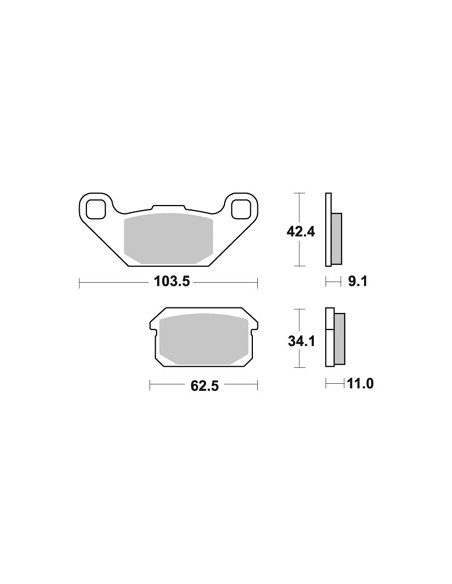 Plaquettes de freins AP RACING