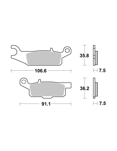 Plaquettes de freins AP RACING