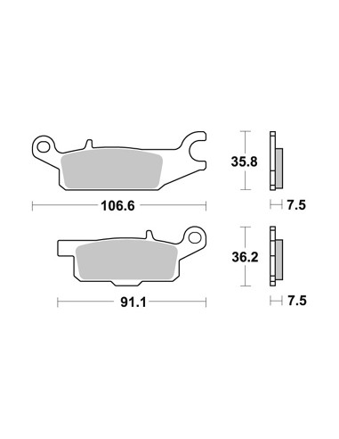 Plaquettes de freins AP RACING