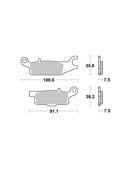 Plaquettes de freins AP RACING