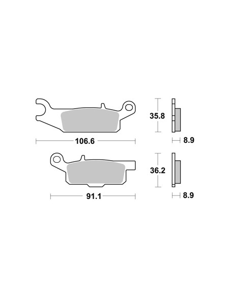 Plaquettes de freins AP RACING
