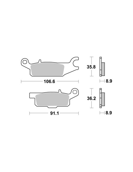 Plaquettes de freins AP RACING