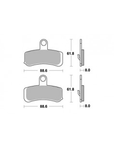 Plaquettes de freins AP RACING 2