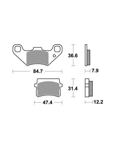 Plaquettes de freins AP RACING