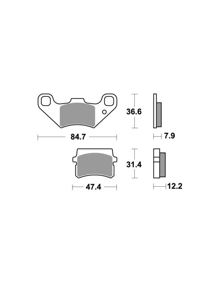 Plaquettes de freins AP RACING