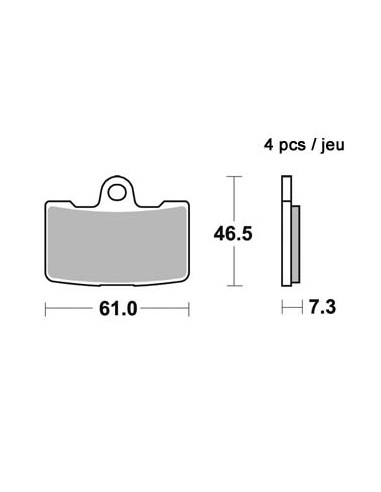 Plaquettes de freins AP RACING (Nouvelle Génération)