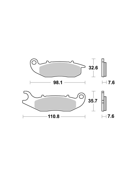 Plaquettes de freins AP RACING