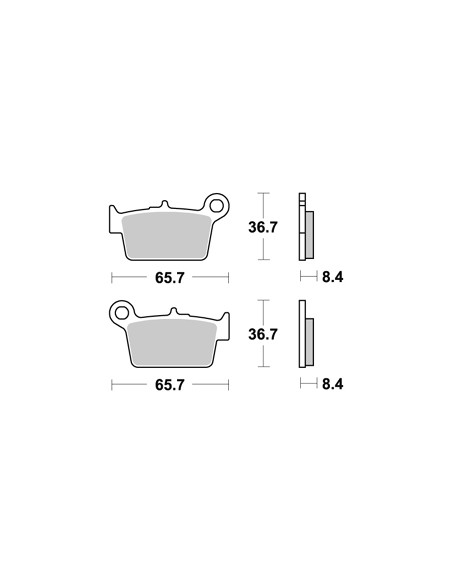 Plaquettes de freins AP RACING
