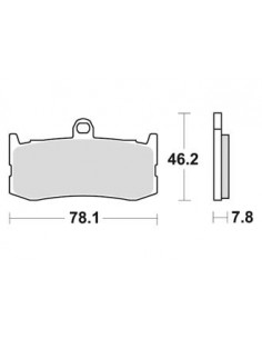 Plaquettes de freins AP RACING 2