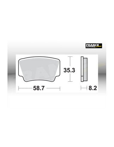 Plaquettes de freins AP RACING