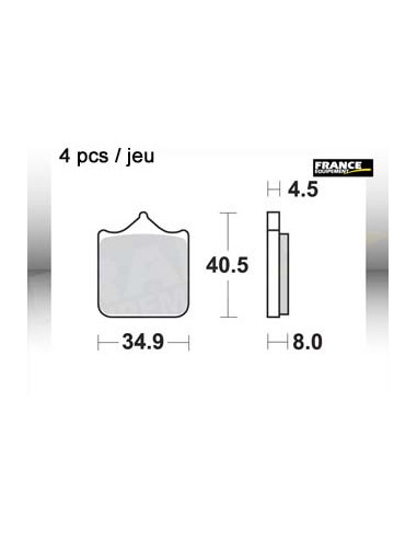 Plaquettes de freins AP RACING (Nouvelle Génération)