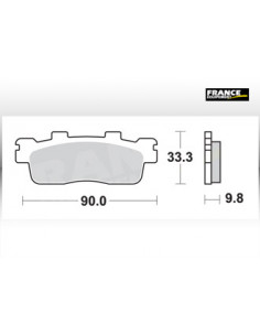 Plaquettes de freins AP RACING 2