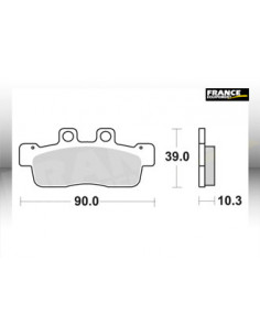 Plaquettes de freins AP RACING 2