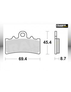 Plaquettes de freins AP RACING (Nouvelle Génération) 2