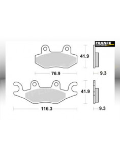 Plaquettes de freins AP RACING 2