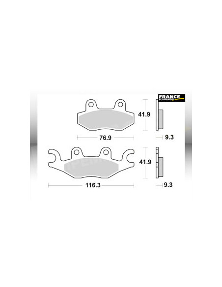Plaquettes de freins AP RACING