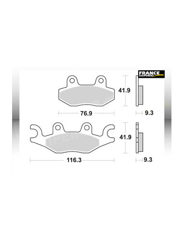 Plaquettes de freins AP RACING