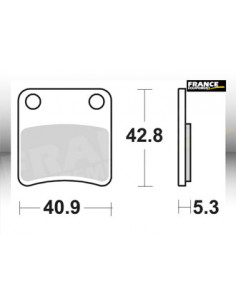 Plaquettes de freins AP RACING - Freins de Parking. 2