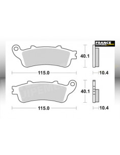 Plaquettes de freins AP RACING 2