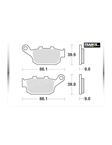 Plaquettes de freins AP RACING