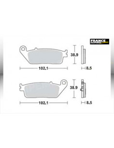 Plaquettes de freins AP RACING 2