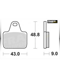 Plaquettes de freins AP RACING 2