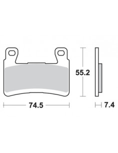 Plaquettes de freins AP RACING 2