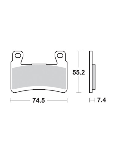Plaquettes de freins AP RACING (Nouvelle Génération)
