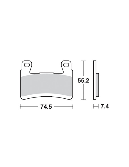 Plaquettes de freins AP RACING (Nouvelle Génération)