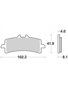 Plaquettes de freins AP RACING 2