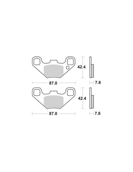 Plaquettes de freins AP RACING