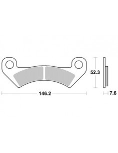 Plaquettes de freins AP RACING 2