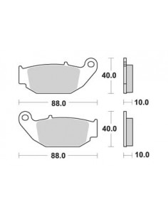 Plaquettes de freins AP RACING 2