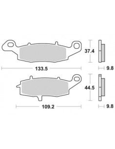 Plaquettes de freins AP RACING 2