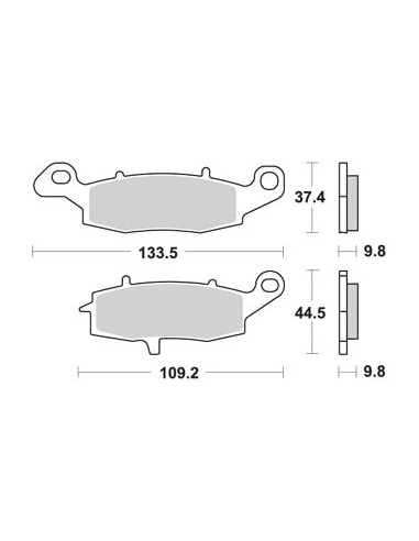 Plaquettes de freins AP RACING