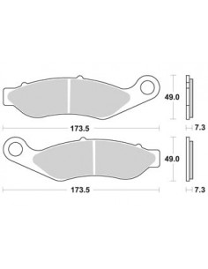 Plaquettes de freins AP RACING