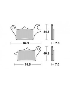 Plaquettes de freins AP RACING 2
