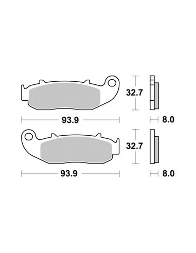 Plaquettes de freins AP RACING