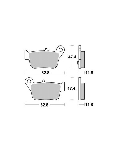 Plaquettes de freins AP RACING