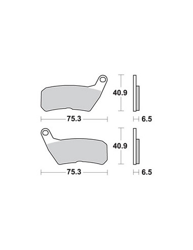 Plaquettes de freins AP RACING