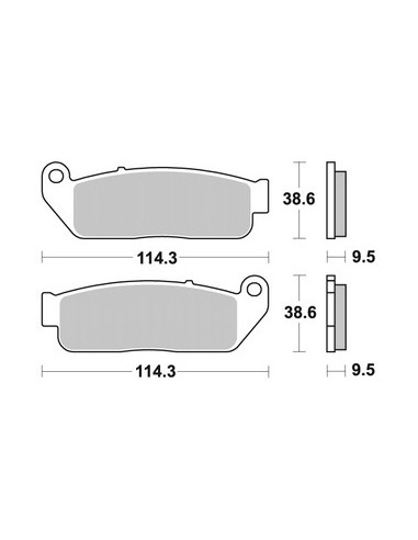 Plaquettes de freins AP RACING