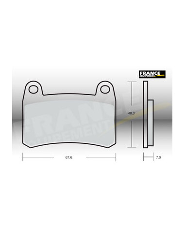 Plaquettes de freins AP RACING