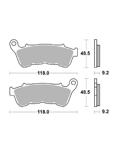 Plaquettes de freins AP RACING