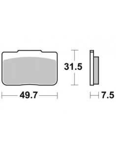 Plaquettes de freins AP RACING 2