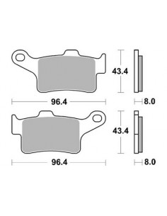 Plaquettes de freins AP RACING 2