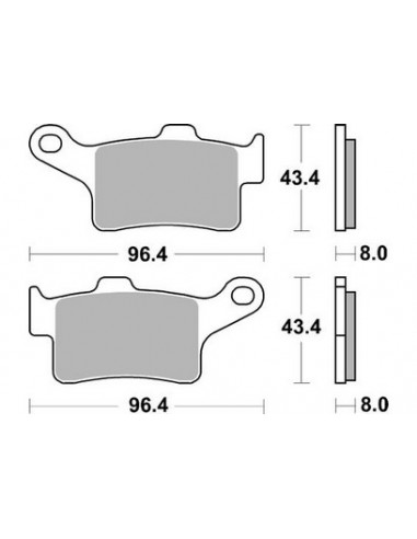 Plaquettes de freins AP RACING