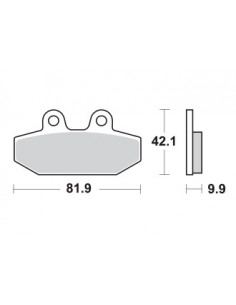 Plaquettes de freins AP RACING 2