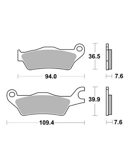 Plaquettes de freins AP RACING